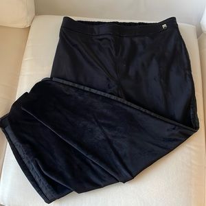 Navy Blue Velour Ted Baker Pants